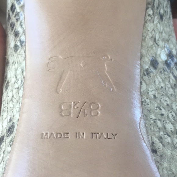 💕Donald Pliner 💕python print leather shoes 8.5 - Picture 5 of 5